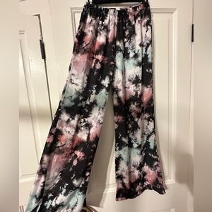 Onzie palazzo pants size small tie-dye festival look
